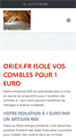 Mobile Screenshot of oriex.fr