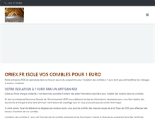 Tablet Screenshot of oriex.fr